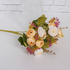 Ветка декоративная Камелия Изабель 30 см нюдово - персиковые цветы