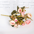 Ветка декоративная Камелия Фифочка 30 см в розовых тонах цветы