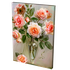 Постер 24х34 см Розовые розы в вазе