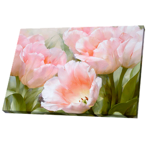 Постер 34х24 см Первые тюльпаны