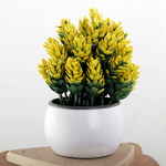 Букет декоративный Лея 16 см желтые цветы