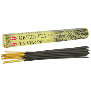 Благовоние HEM Зеленый чай Green Tea шестигранник 20 палочек